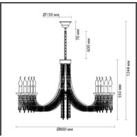 Подвесная люстра Odeon Light Capel 5063/10 - Превью изображения №5 — Интернет-магазин Time-Shop