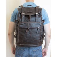 Городской рюкзак Carlo Gattini Volturno 3004-04 (темно-коричневый) - Превью изображения №5 — Интернет-магазин Time-Shop