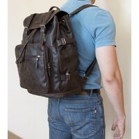 Городской рюкзак Carlo Gattini Volturno 3004-04 (темно-коричневый) - Превью изображения №6 — Интернет-магазин Time-Shop