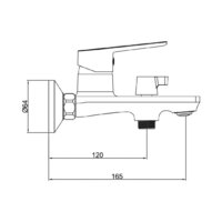 Смеситель Gross Aqua Dyno 2105285MW - Превью изображения №2 — Интернет-магазин Time-Shop
