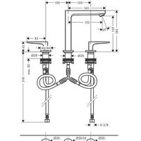 Смеситель Hansgrohe Metropol 32515990 - Превью изображения №2 — Интернет-магазин Time-Shop