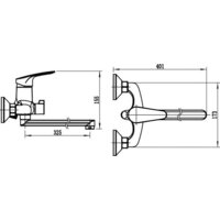 Смеситель Wellerein Blank 21BK31 - Превью изображения №7 — Интернет-магазин Time-Shop