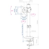 Кронштейн для монитора Arm Media LCD-T41 - Превью изображения №2 — Интернет-магазин Time-Shop