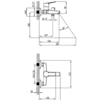 Смеситель Milardo Stripe STRSB02M02 - Превью изображения №3 — Интернет-магазин Time-Shop