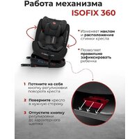 Детское автокресло Forsage Kids BS12 (black) - Превью изображения №10 — Интернет-магазин Time-Shop