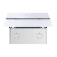 Кухонная вытяжка MAUNFELD Mersey 50 (белый/вставка сатин) - Превью изображения №6 — Интернет-магазин Time-Shop