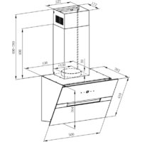 Кухонная вытяжка MAUNFELD Mersey 50 (белый/вставка сатин) - Превью изображения №9 — Интернет-магазин Time-Shop