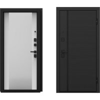 Guard Line зеркало графит/шагрень белая (86x205, правая)