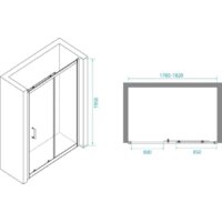 Душевая дверь RGW PA-14 41081418-11 180 (хром/прозрачное стекло) - Превью изображения №9 — Интернет-магазин Time-Shop