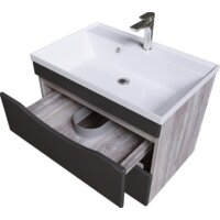 Grossman Тумба под умывальник Талис 80 108014 (белый глянец/бетон пайн)