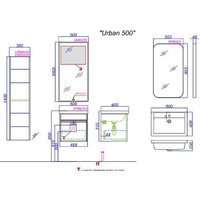 Aqwella Тумба с умывальником Urban URB0105DB+4630055557578 - Превью изображения №4 — Интернет-магазин Time-Shop