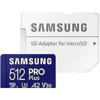Карта памяти Samsung PRO Plus microSDXC 512GB MB-MD512SA/EU (с адаптером) - Превью изображения №4 — Интернет-магазин Time-Shop