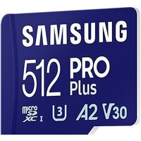 Карта памяти Samsung PRO Plus microSDXC 512GB MB-MD512SA/EU (с адаптером) - Превью изображения №2 — Интернет-магазин Time-Shop