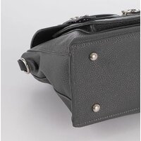 Женская сумка Poshete 845-SR20026OL-GRY (серый) - Превью изображения №4 — Интернет-магазин Time-Shop