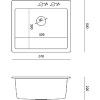 Кухонная мойка Quadron HB8304U5-G1_P2O - Превью изображения №4 — Интернет-магазин Time-Shop
