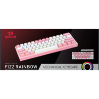Клавиатура Redragon Fizz (розовый/белый) - Превью изображения №9 — Интернет-магазин Time-Shop