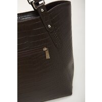 Женская сумка Souffle 273 2735003 (коричневый кайман эластичный) - Превью изображения №5 — Интернет-магазин Time-Shop