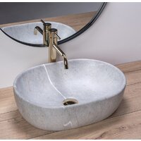 Умывальник Rea Lara (серый) - Превью изображения №2 — Интернет-магазин Time-Shop