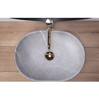 Умывальник Rea Lara (серый) - Превью изображения №3 — Интернет-магазин Time-Shop