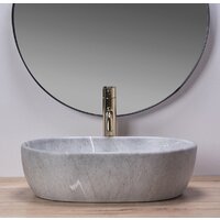 Умывальник Rea Lara (серый) - Превью изображения №4 — Интернет-магазин Time-Shop