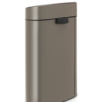 Мусорное ведро Brabantia Touch Bin 40 л (платиновый) - Превью изображения №3 — Интернет-магазин Time-Shop