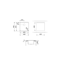 Кухонная мойка Smeg VFU40SFR - Превью изображения №2 — Интернет-магазин Time-Shop