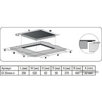 Варочная панель Evelux EI 3020 - Превью изображения №2 — Интернет-магазин Time-Shop
