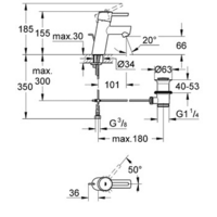 Смеситель Grohe Concetto 32204001 - Превью изображения №2 — Интернет-магазин Time-Shop