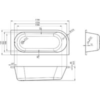 Ванна Lavinia Boho Art II 170х72,5 371317PR - Превью изображения №3 — Интернет-магазин Time-Shop