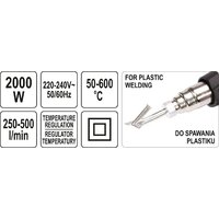 Промышленный фен Yato YT-82295 - Превью изображения №7 — Интернет-магазин Time-Shop