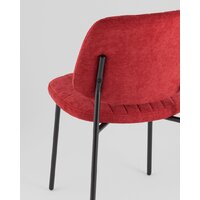 Стул Stool Group Patrys OS-2539-1P UKR2515-21 (бордовый, шенилл) - Превью изображения №8 — Интернет-магазин Time-Shop