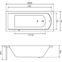 Ванна Lauter Amelia 160х70 21204060 - Превью изображения №27 — Интернет-магазин Time-Shop