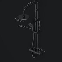 Душевая система  AM.PM X-Joy F0785A422 - Превью изображения №11 — Интернет-магазин Time-Shop
