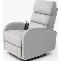 Массажное кресло Calviano 2165 (серый велюр) - Превью изображения №2 — Интернет-магазин Time-Shop