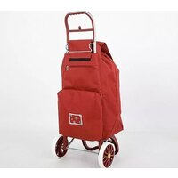 Сумка-тележка Grott 111-WY781629T-BRD (бордовый) - Превью изображения №3 — Интернет-магазин Time-Shop
