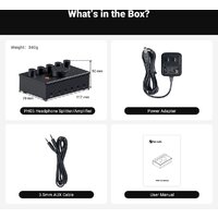 Настольный усилитель Fosi Audio PH05 - Превью изображения №2 — Интернет-магазин Time-Shop