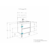  Акватон Тумба под умывальник Сканди 70 1A251801SD010 - Превью изображения №8 — Интернет-магазин Time-Shop