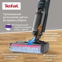 Вертикальный моющий пылесос Tefal X-Clean 2 2в1 GF2251F3 - Превью изображения №14 — Интернет-магазин Time-Shop