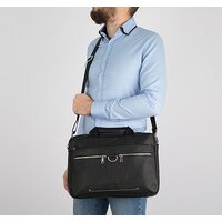 Сумка Poshete 196-3060BLK (черный) - Превью изображения №9 — Интернет-магазин Time-Shop