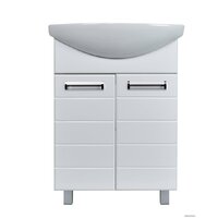  Doratiz Тумба Вега 60 под умывальник Балтика 60 (белый) - Превью изображения №2 — Интернет-магазин Time-Shop