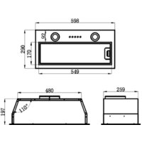 Кухонная вытяжка HOMSair Fleet 60 (черный) - Превью изображения №12 — Интернет-магазин Time-Shop