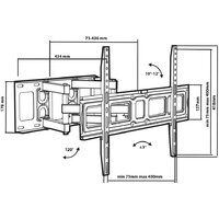 Кронштейн для телевизора Tuarex OLIMP-606 - Превью изображения №3 — Интернет-магазин Time-Shop