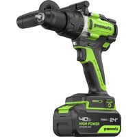 Ударная дрель-шуруповерт Greenworks GD24DD140 3707607CUB (с 1-им АКБ) - Превью изображения №17 — Интернет-магазин Time-Shop