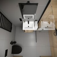  Lauter Тумба под умывальник Nika 49 (дуб эвок/черный) - Превью изображения №5 — Интернет-магазин Time-Shop