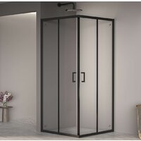 RGW PA-030B 3508103088-14 80x80 (черный/прозрачное стекло)