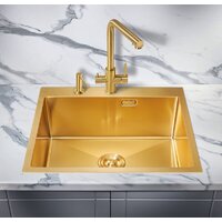 Кухонная мойка Milacio Denia 59 Steel MC.77498 (золотой) - Превью изображения №3 — Интернет-магазин Time-Shop