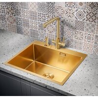 Кухонная мойка Milacio Denia 59 Steel MC.77498 (золотой) - Превью изображения №2 — Интернет-магазин Time-Shop