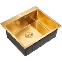 Кухонная мойка Milacio Denia 59 Steel MC.77498 (золотой) - Превью изображения №1 — Интернет-магазин Time-Shop