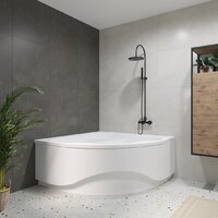 Ванна Lauter Majestica 140x140 21040140 (с каркасом и лицевым экраном) - Превью изображения №2 — Интернет-магазин Time-Shop