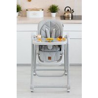 Высокий стульчик VipBaby Milan (rocky grey) - Превью изображения №6 — Интернет-магазин Time-Shop
